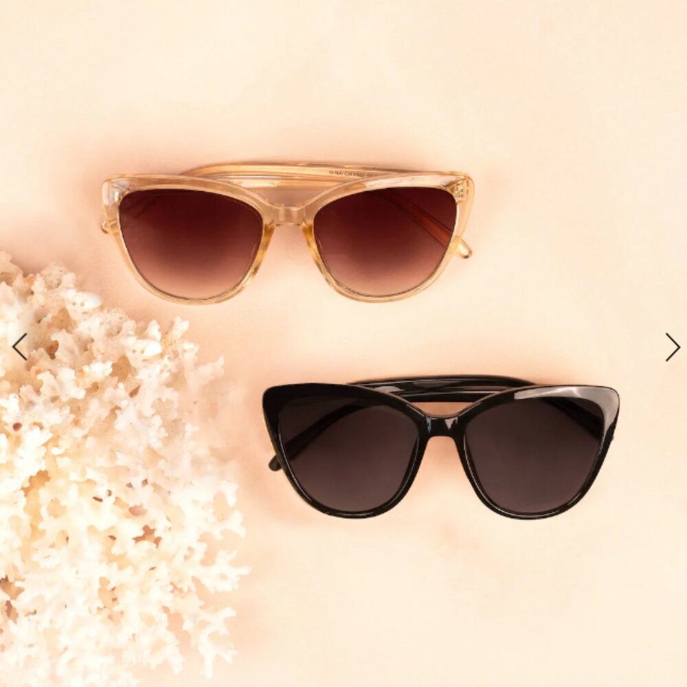 NWT Rachel Zoe Nina Sunglasses black $98 - Picture 8 of 8